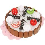 Caja de madera con Dulces y tarta para cortar - imagen 19