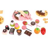 Caja de madera con Dulces y tarta para cortar - imagen 7