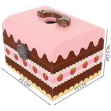 Caja de madera con Dulces y tarta para cortar - imagen 31