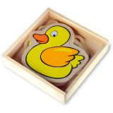 Caja de Puzzles de madera Granja 