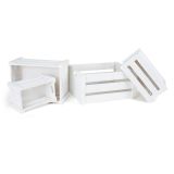 Cajas de madera Blancas