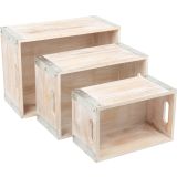 Caja de madera Estilo Industrial 
