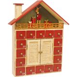 Calendario de Adviento de madera Casita invernal - imagen 13