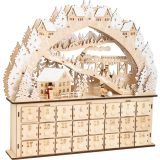 Calendario de Adviento, diversión esquiando
