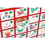 Calendario de Adviento motivos navideños