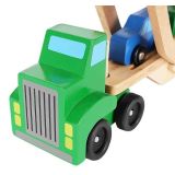 Camión de madera - grúa + juego de coches - imagen 11
