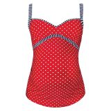 camiseta Tankini Premamá Rojo