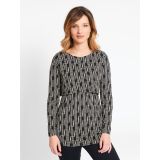Camiseta Premamá y Lactancia Blanco y Negro