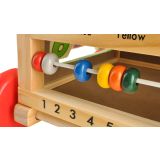 Carrito andador de madera con Actividades