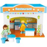 Casa de juegos Restaurante con accesorios
