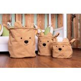Set de 3 cestos de almacenaje Teddy Brown - Childhome - imagen 4