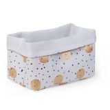 Cesta de almacenamiento Lunares Dorados