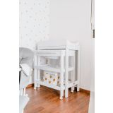 Cesta de almacenamiento Lunares Dorados , 32 x 32 x 29