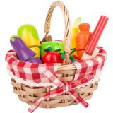 Cesta de Picnic con alimentos cortables - Juguete de madera - imagen 7
