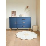 Flower Pouf+ Toybox - Offwhite