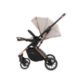 Cochecito 3 piezas Angele Beige Cromado