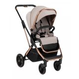 Cochecito 3 piezas Angele Beige Cromado