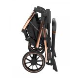 Cochecito 3 piezas Angele Beige Cromado