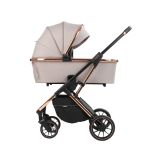 Cochecito 3 piezas Angele Beige Cromado