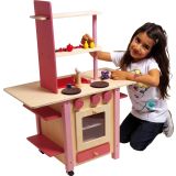 Cocinita de madera rosa  - imagen 3