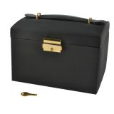 Cofre , caja para joyas negra