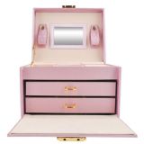 Cofre , joyero rosa , muy elegante - imagen 7