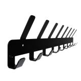Colgador Perchero de pared Negro , 17 Ganchos - imagen 3