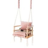 Columpio Infantil Rosa 3 en 1