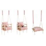 Columpio Infantil Rosa 3 en 1