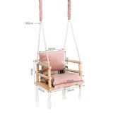 Columpio Infantil Rosa 3 en 1