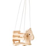 columpio de madera caballo