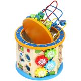 Cubo Educativo Madera Clasificador 8 en 1 Interactivo - imagen 6