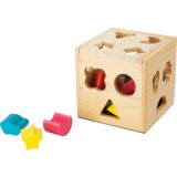 cubo de madera juguete