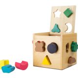 Cubo de madera para encajar piezas geométricas - imagen 3