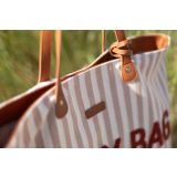  Bolso Family Bag Estampado Rayas Natural/Terracotta - Childhome - imagen 22