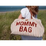 Bolsa de Maternidad Mommy Bag® - Rayas Nude/Terracota de Childhome - imagen 7