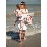 Bolsa de Maternidad Mommy Bag® - Rayas Nude/Terracota de Childhome - imagen 16