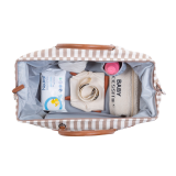 Bolsa de Maternidad Mommy Bag® - Rayas Nude/Terracota de Childhome - imagen 22