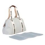 Bolso Maternal Mommy Club Signature con Correas de Lona - Blanco Roto - imagen 13