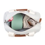 Bolso Maternal Mommy Club Signature con Correas de Lona - Blanco Roto - imagen 25