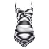 Tankini Premamá Blanco y Negro
