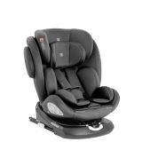 Silla de coche i-Felix i-SIZE gris, segura para bebés y niños de 0 meses a 12 años, con máxima protección.