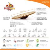 Kinderfeets Disco de equilibrio de madera  - imagen 43