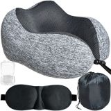 Set de viaje completo: Almohada + Antifaz + Tapones para los oídos