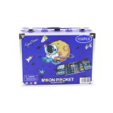 Set de Arte en Maletín Plegable Espacial | 133 Elementos Creativos para Niños - imagen 4