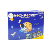 Set de Arte en Maletín Plegable Espacial | 133 Elementos Creativos para Niños - imagen 5