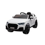 Coche Eléctrico para Niños Audi Q7 Blanco con 2 Motores, 12V y Control Remoto