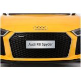 Coche Eléctrico para Niños Audi R8 Spyder Amarillo con Control Remoto y Asiento de Ecopiel - imagen 5
