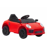 Coche Eléctrico para Niños WMT-666 Rojo con Control Remoto y Luces LED