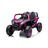 Coche Eléctrico para Niños YSA036 Rosa 4x4 con 4 Motores, 12V y Control Remoto - imagen 2